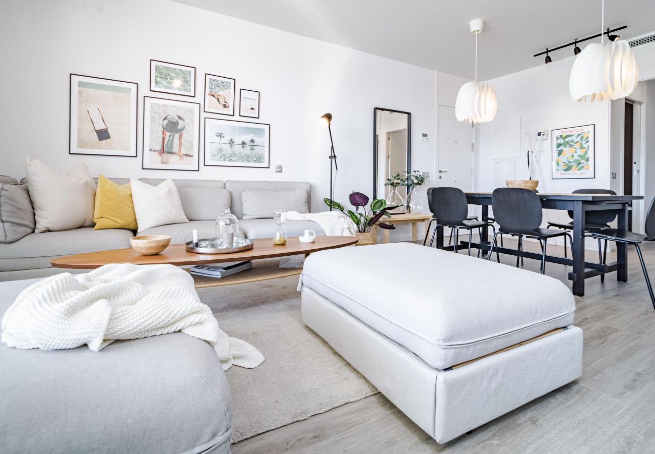 Apartamento en Estepona - Acogedor y moderno apartamento familiar en Le Mirage