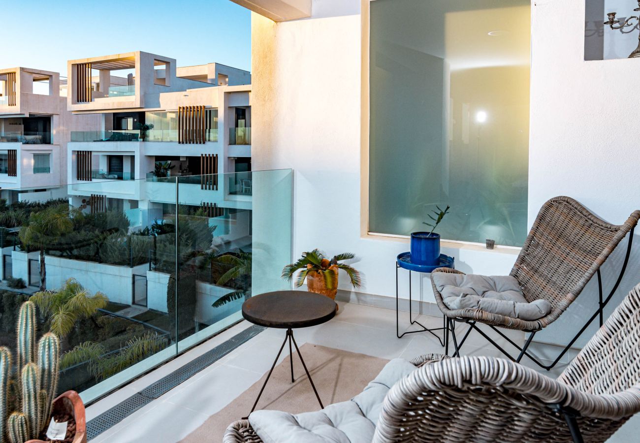 Apartamento en New Golden Mile - Fabuloso piso de vacaciones de nueva construcción cerca de la playa