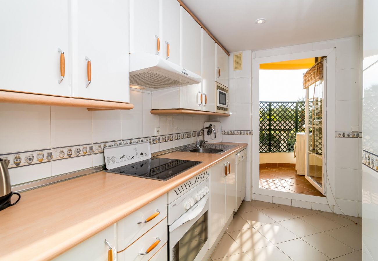 Kitchen of Elegant 2 Bedroom Apartment with Terrace in Nueva Andalucia