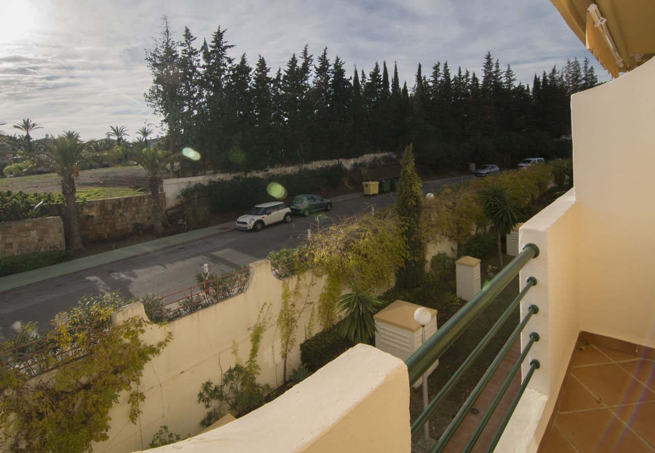 Balcony of Elegant 2 Bedroom Apartment with Terrace in Nueva Andalucia
