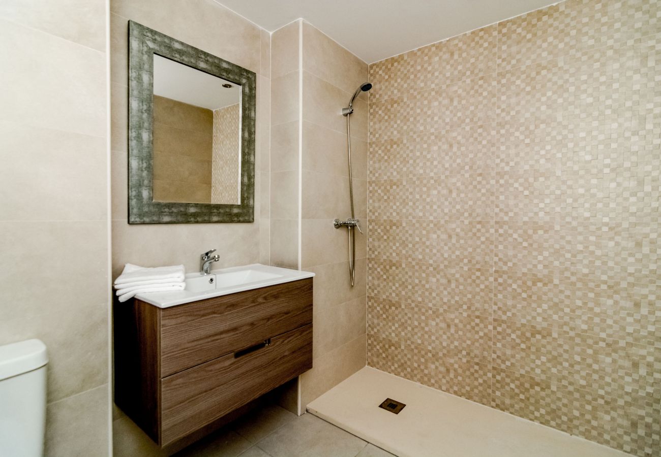 Bathroom of Luxury Scandinavian Apartment in Nueva Andalucia