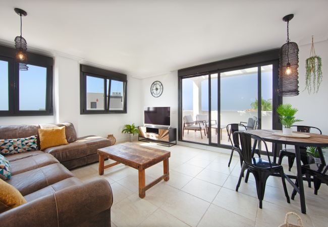  in Estepona - Sunset Golf penthouse - duplex with sea views
