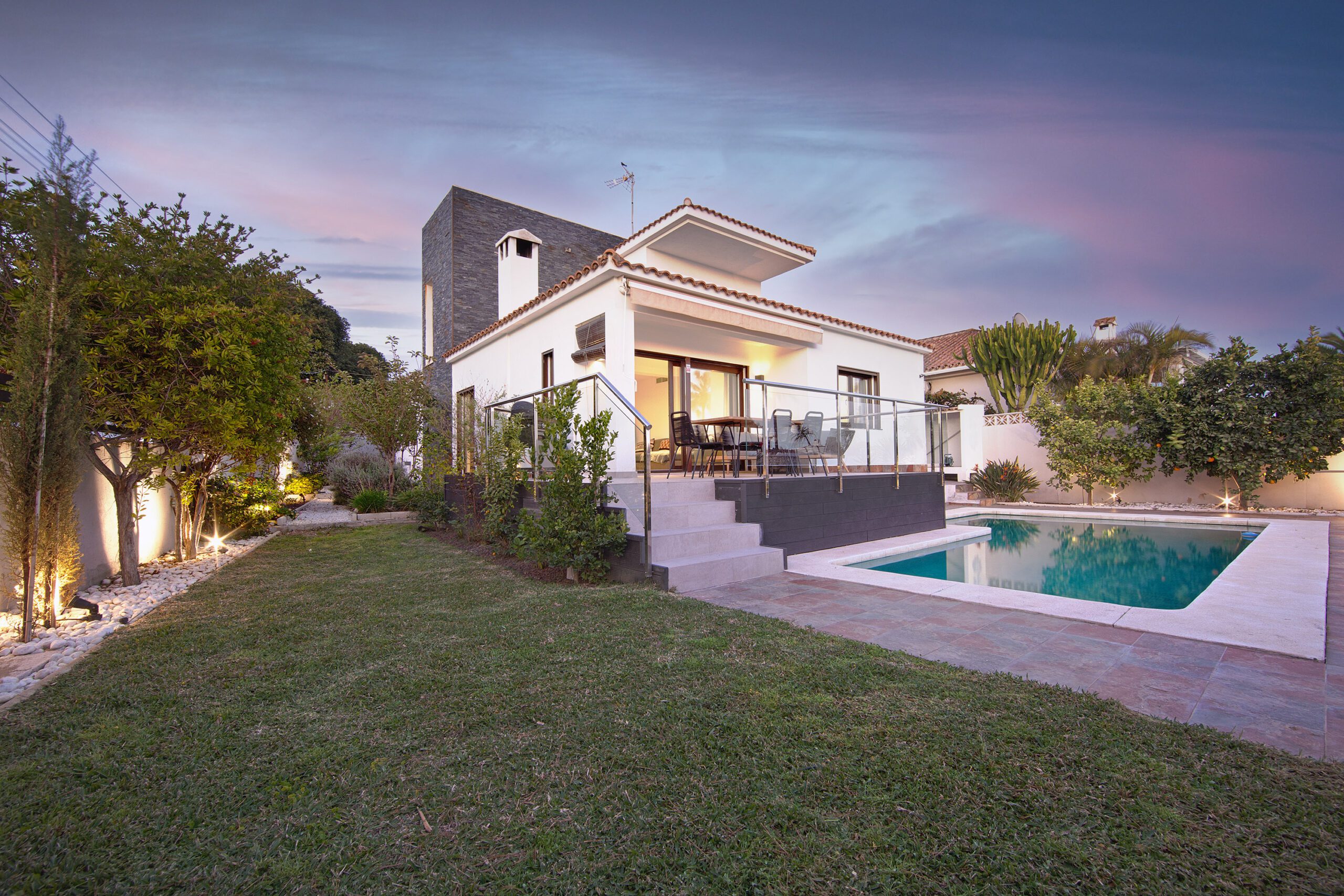 Full villa renovation with extension and new pool