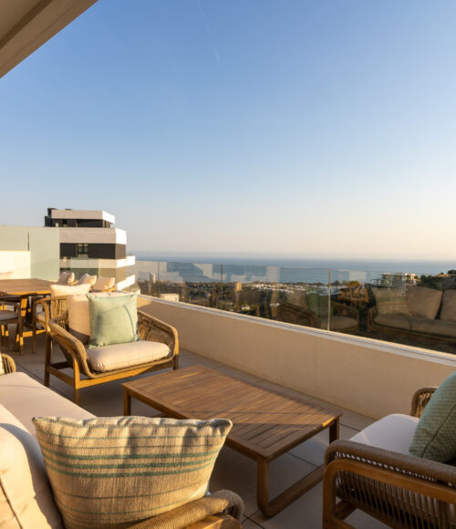 Duplex Penthouse Med Blue Los Monteros by Time & Home