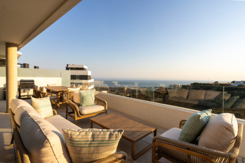 Duplex Penthouse Med Blue Los Monteros by Time & Home