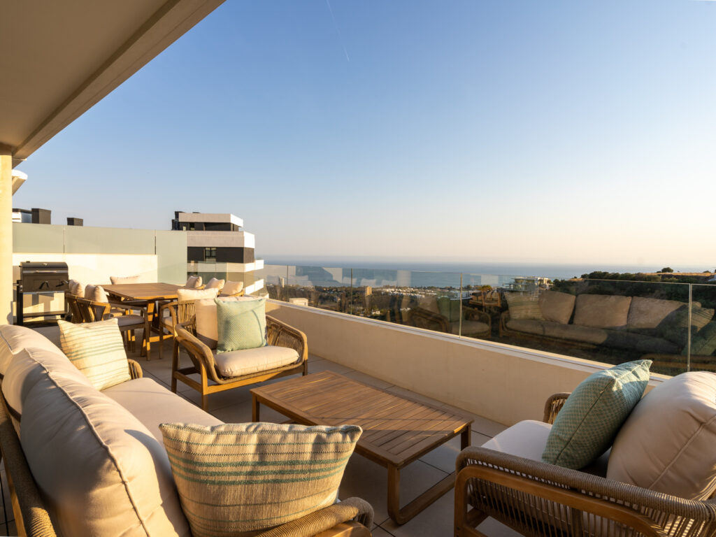 Duplex Penthouse Med Blue Los Monteros by Time & Home
