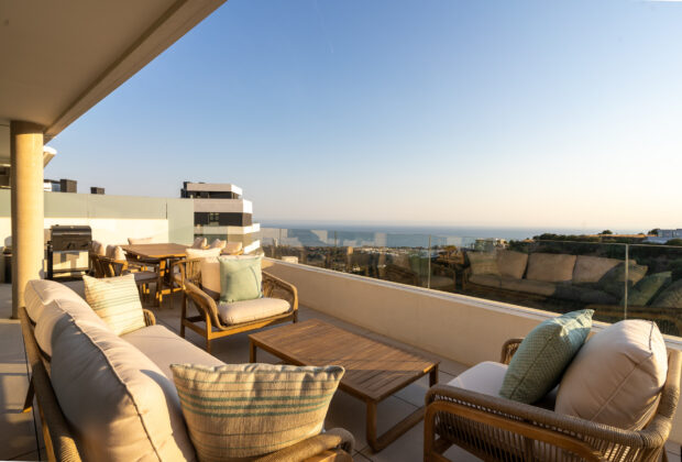 Duplex Penthouse Med Blue Los Monteros by Time & Home